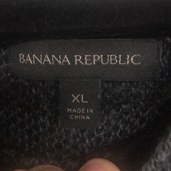 Banana Republic Woolly Dress Gray and black pattern Size XL - Picture 2 of 3